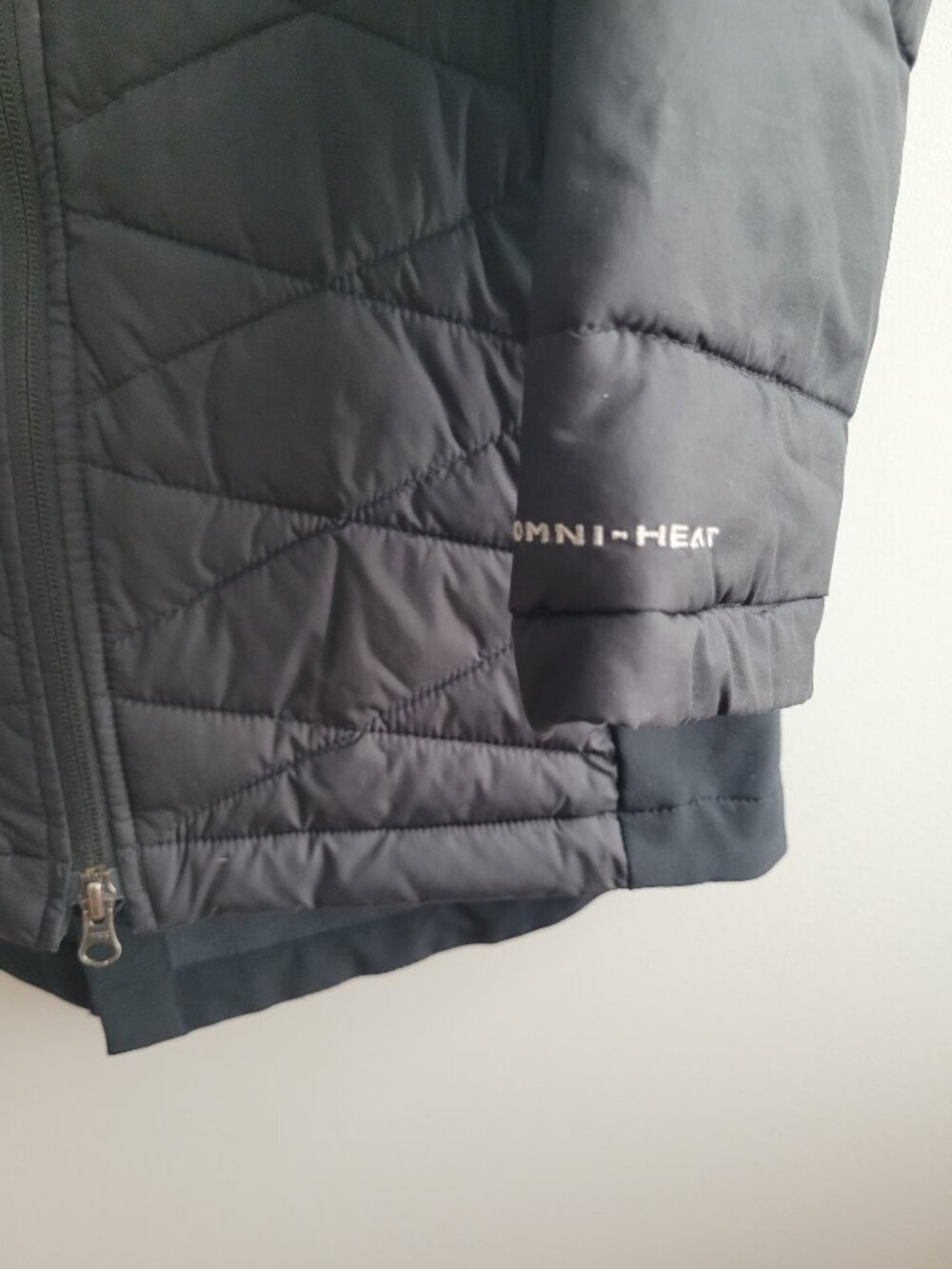 Columbia Women's Omni-Heat Black Hooded Light Puffer Coat-XS - Picture 4 of 10